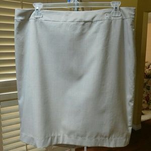 Tan pattern skirt